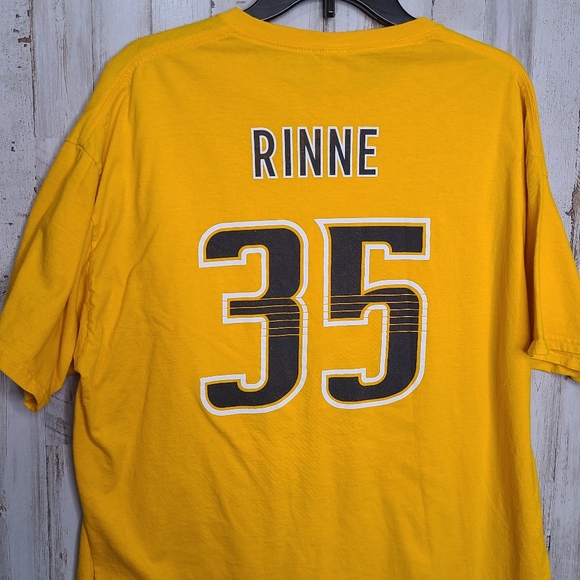 Fruit Of The Loom Pekke Rinne Retirement NHL Hockey Nashville Predators Tshirt - Picture 9 of 9